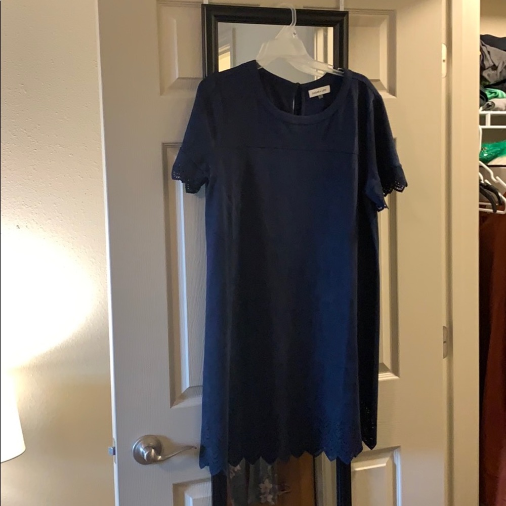 Sugar + L!ps navy dress.